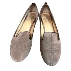 Vero Cuoio signature taupe loafers size 8